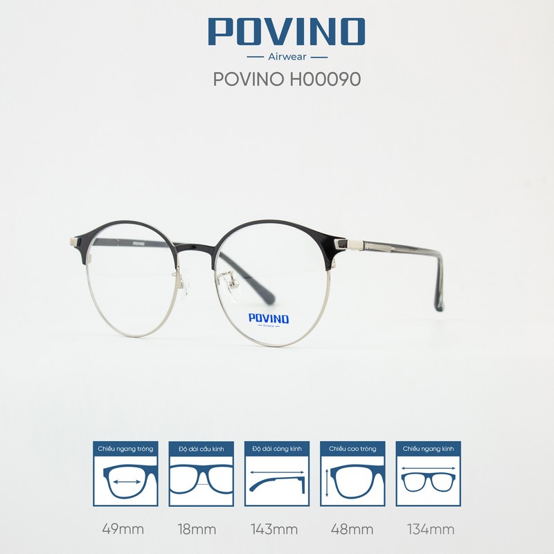 Gọng kính POVINO H00090 - Ảnh 8
