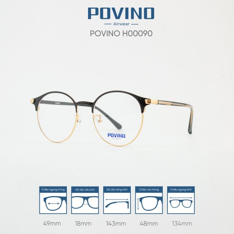 Gọng kính POVINO H00090 - Ảnh 6