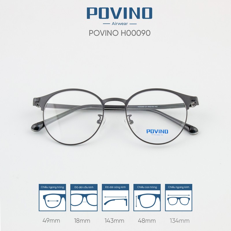 Gọng kính POVINO H00090 - Ảnh 5