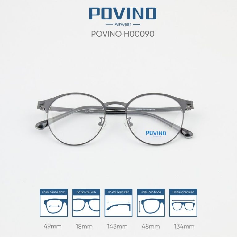 Gọng kính POVINO H00090 - Ảnh 3