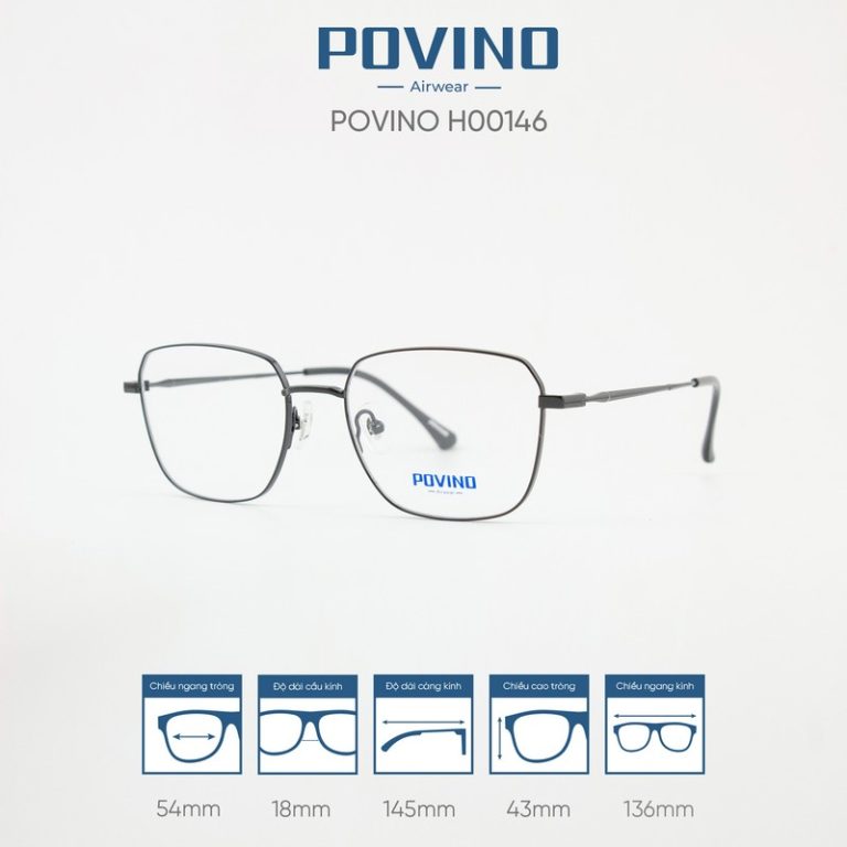 Gọng kính POVINO H00146 - Ảnh 5