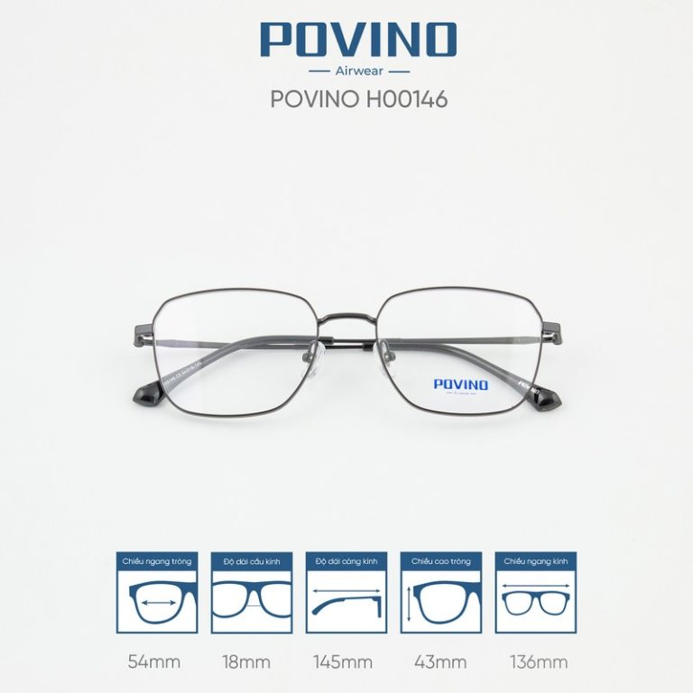Gọng kính POVINO H00146 - Ảnh 3