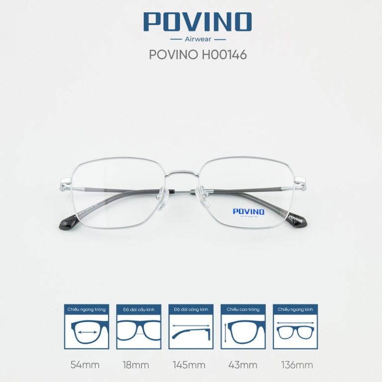 Gọng kính POVINO H00146 - Ảnh 2