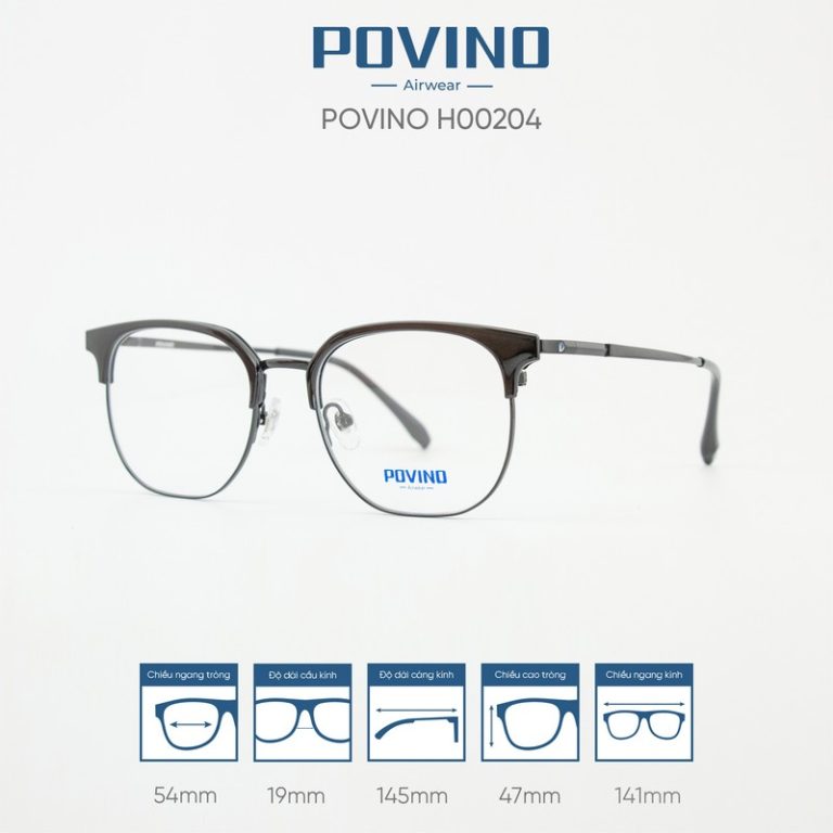 Gọng kính POVINO H00204 - Ảnh 7