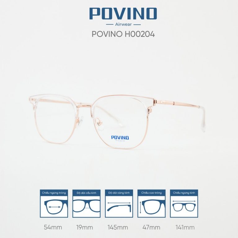 Gọng kính POVINO H00204 - Ảnh 6