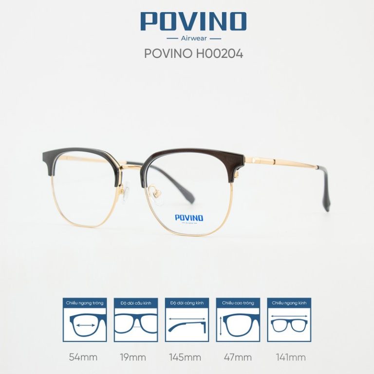 Gọng kính POVINO H00204 - Ảnh 5