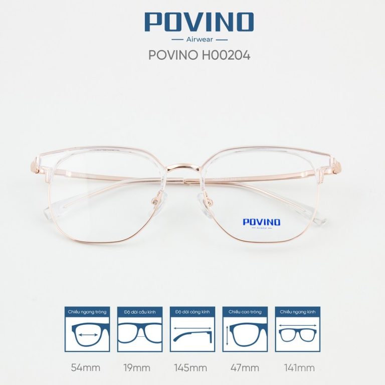 Gọng kính POVINO H00204 - Ảnh 3