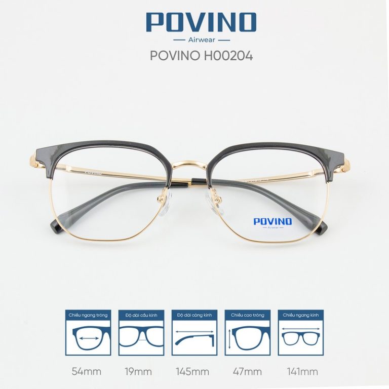 Gọng kính POVINO H00204 - Ảnh 2