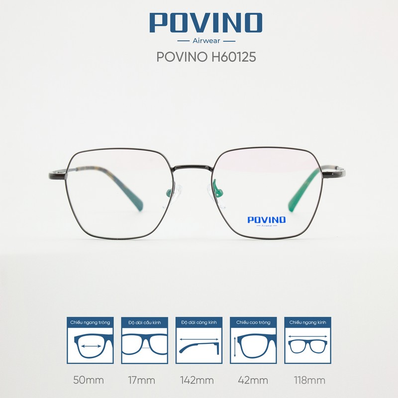 Gọng kính POVINO H60125 - Ảnh 1