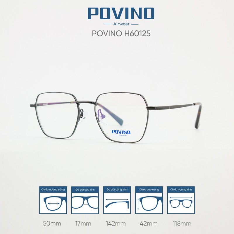 Gọng kính POVINO H60125 - Ảnh 7