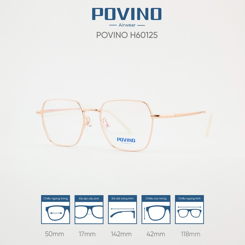 Gọng kính POVINO H60125 - Ảnh 5