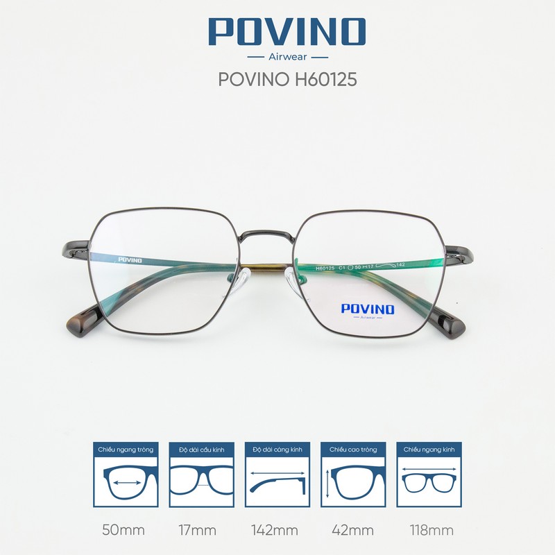 Gọng kính POVINO H60125 - Ảnh 4