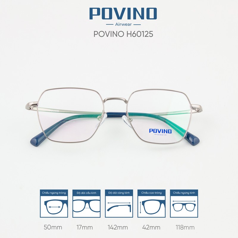 Gọng kính POVINO H60125 - Ảnh 3