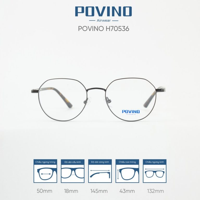 Gọng kính POVINO H70536 - Ảnh 1