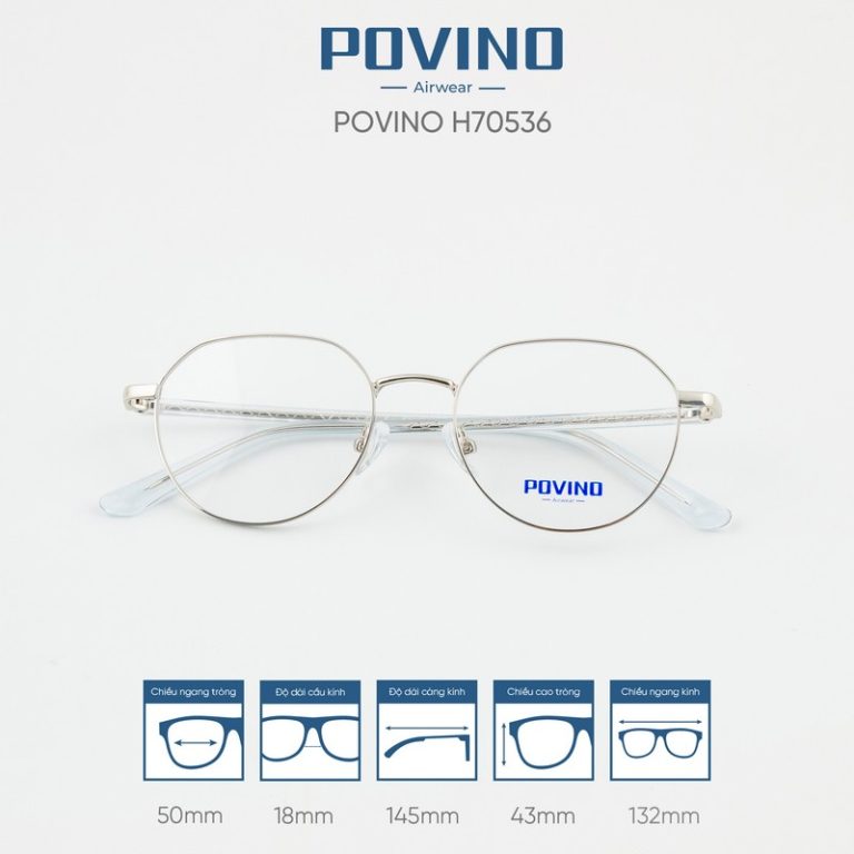 Gọng kính POVINO H70536 - Ảnh 3