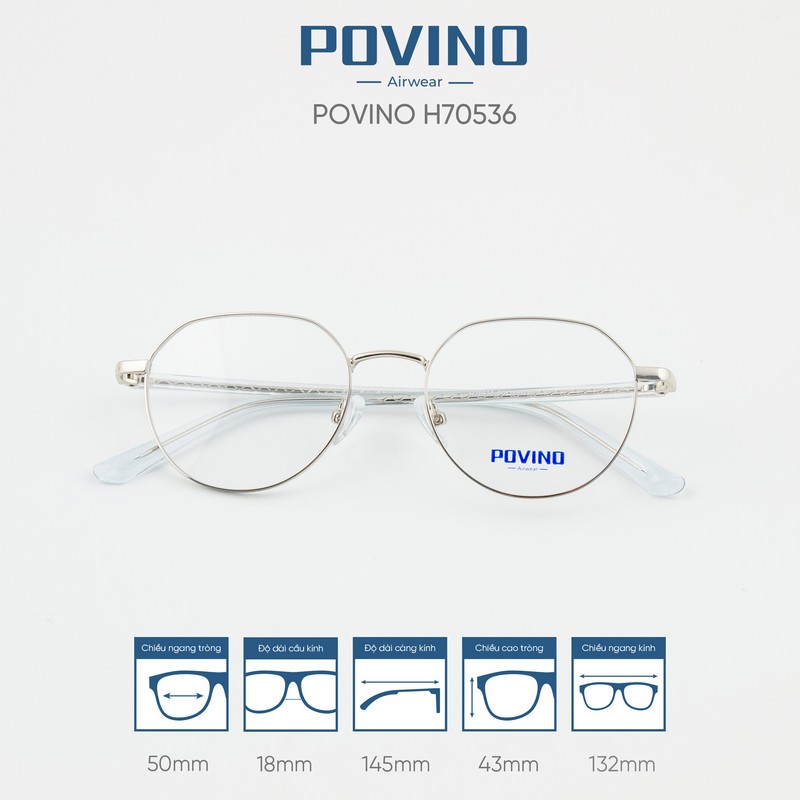 Gọng kính POVINO H70536 - Ảnh 3