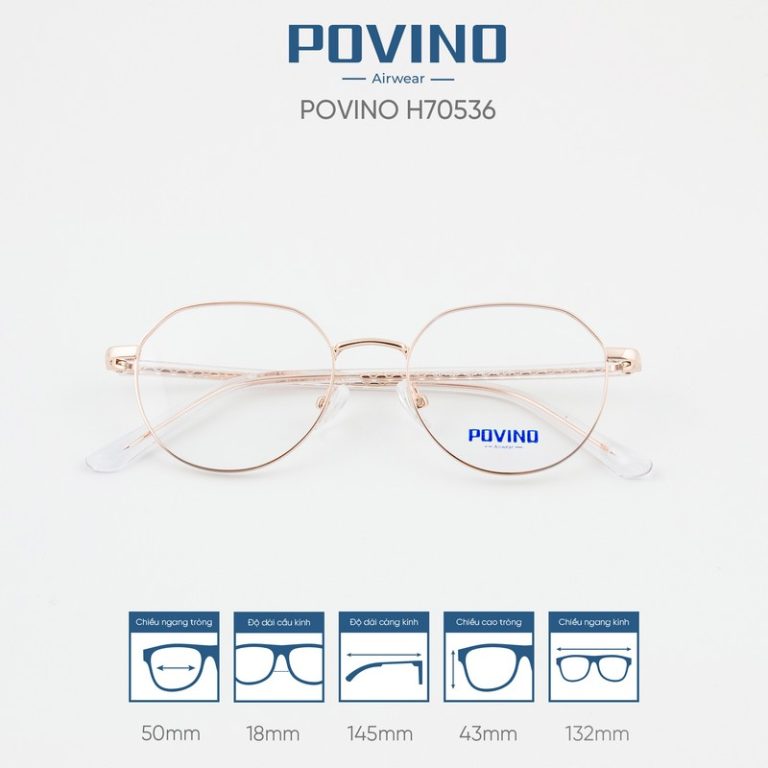 Gọng kính POVINO H70536 - Ảnh 2