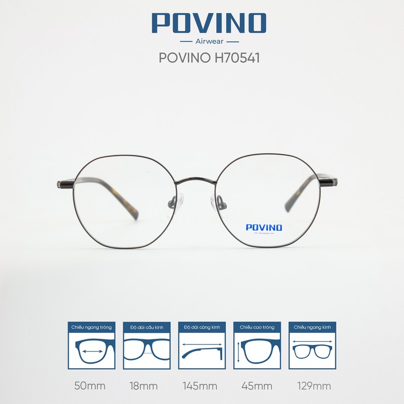 Gọng kính POVINO H70541 - Ảnh 1