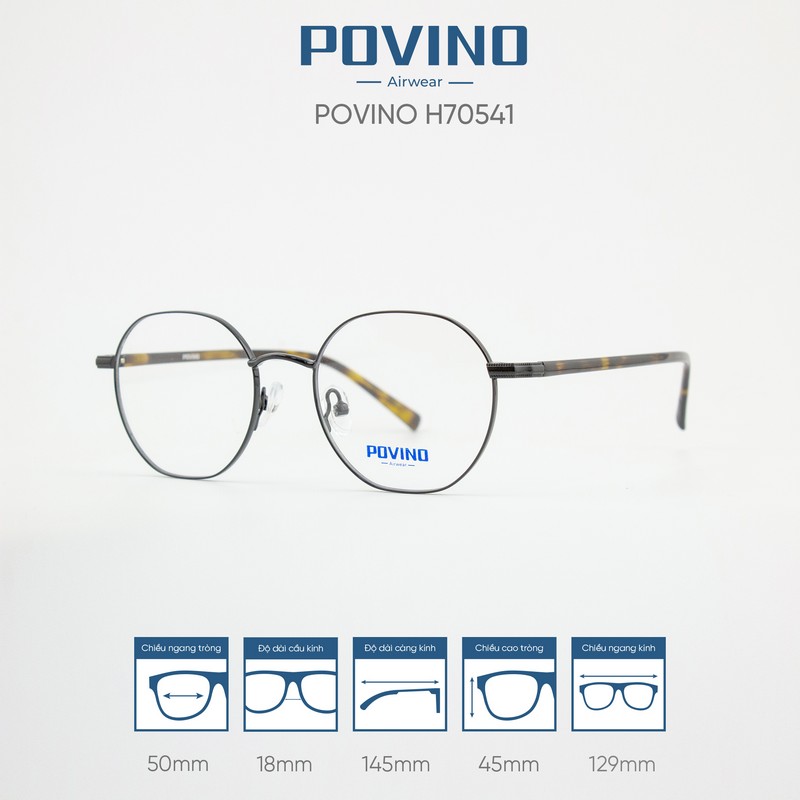 Gọng kính POVINO H70541 - Ảnh 9