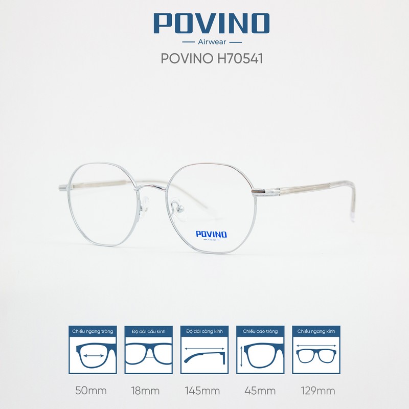 Gọng kính POVINO H70541 - Ảnh 6