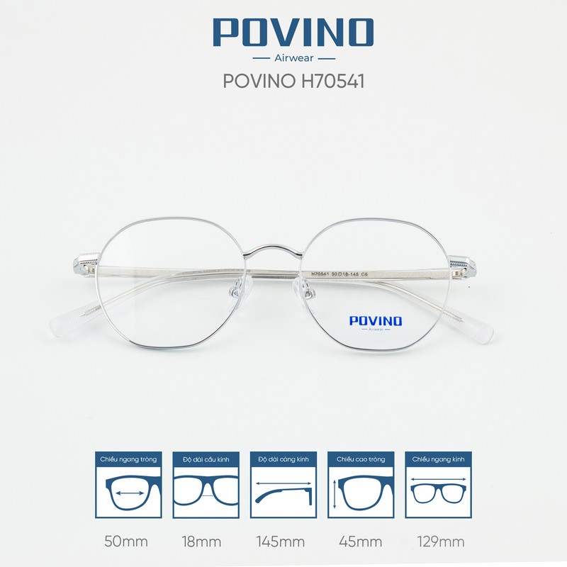 Gọng kính POVINO H70541 - Ảnh 4