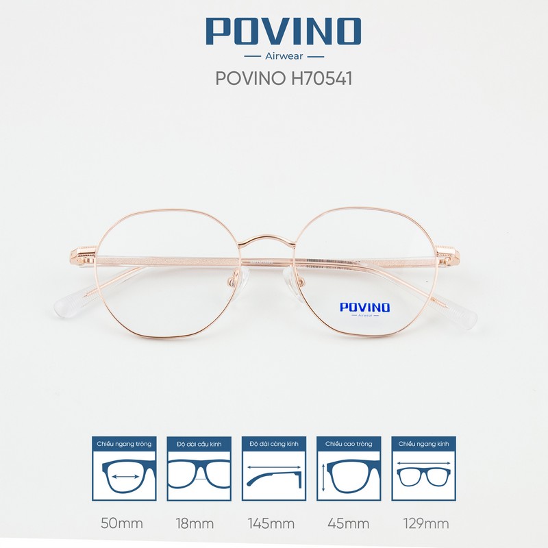 Gọng kính POVINO H70541 - Ảnh 3