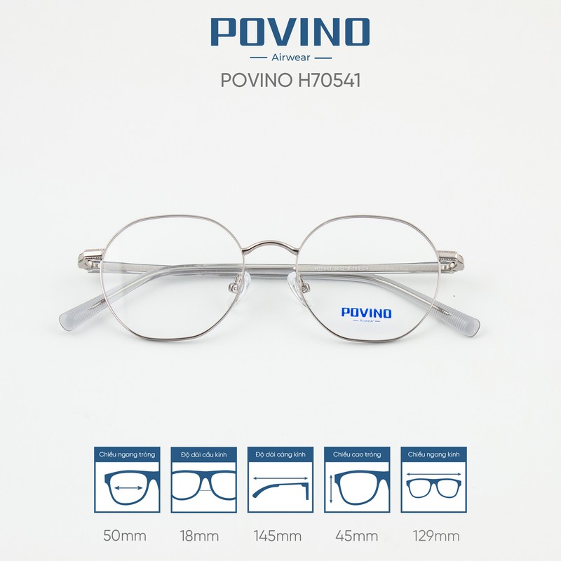 Gọng kính POVINO H70541 - Ảnh 2