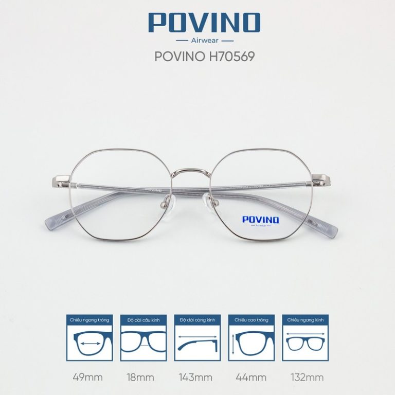 Gọng kính POVINO H70569 - Ảnh 3