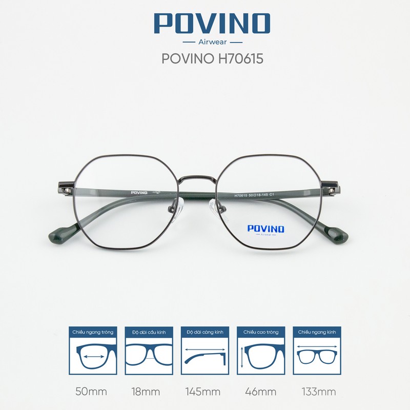 Gọng kính POVINO H70615 - Ảnh 3