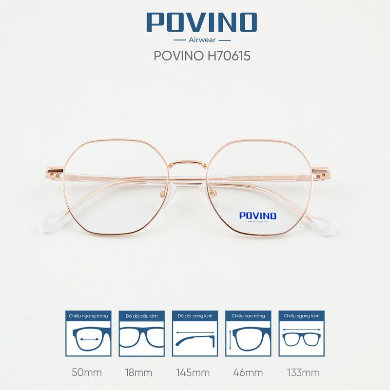 Gọng kính POVINO H70615 - Ảnh 2