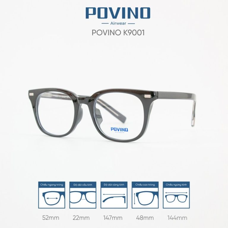 Gọng kính POVINO K9001 - Ảnh 3
