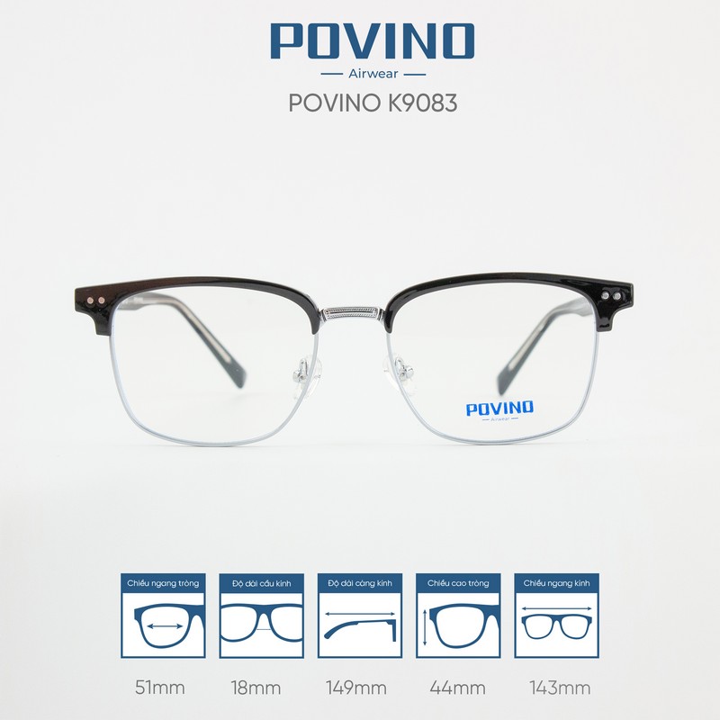 Gọng kính POVINO K9083 - Ảnh 1