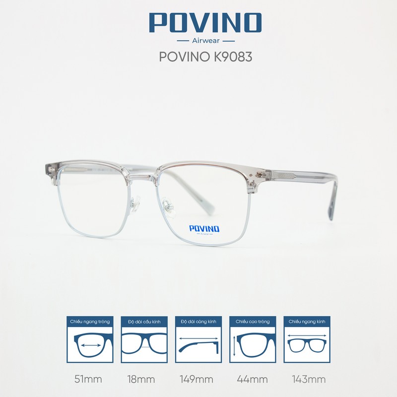 Gọng kính POVINO K9083 - Ảnh 8