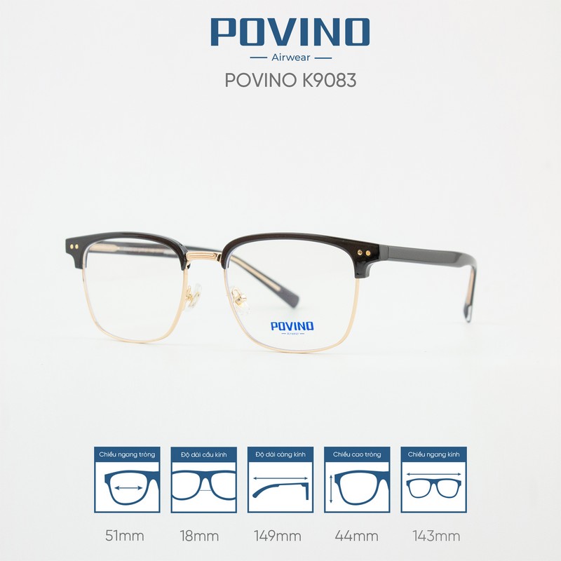 Gọng kính POVINO K9083 - Ảnh 7