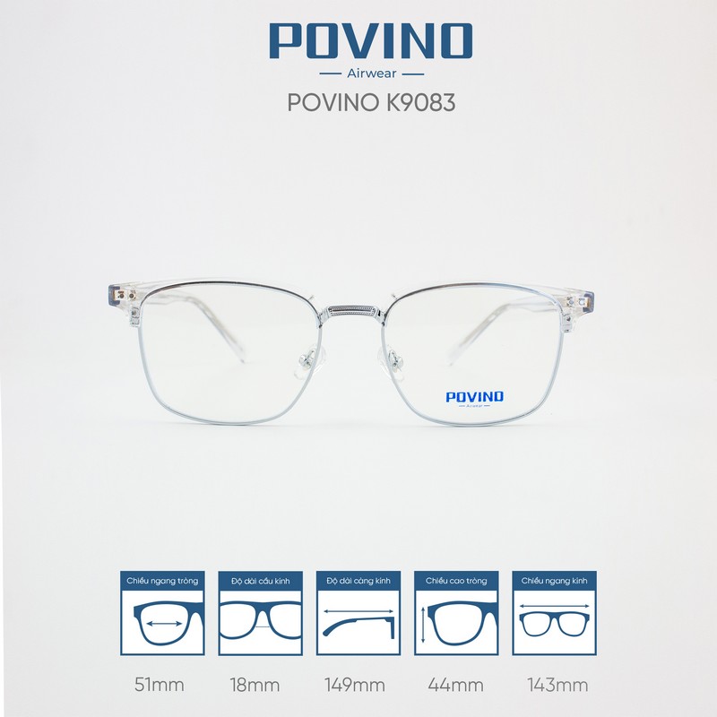 Gọng kính POVINO K9083 - Ảnh 4
