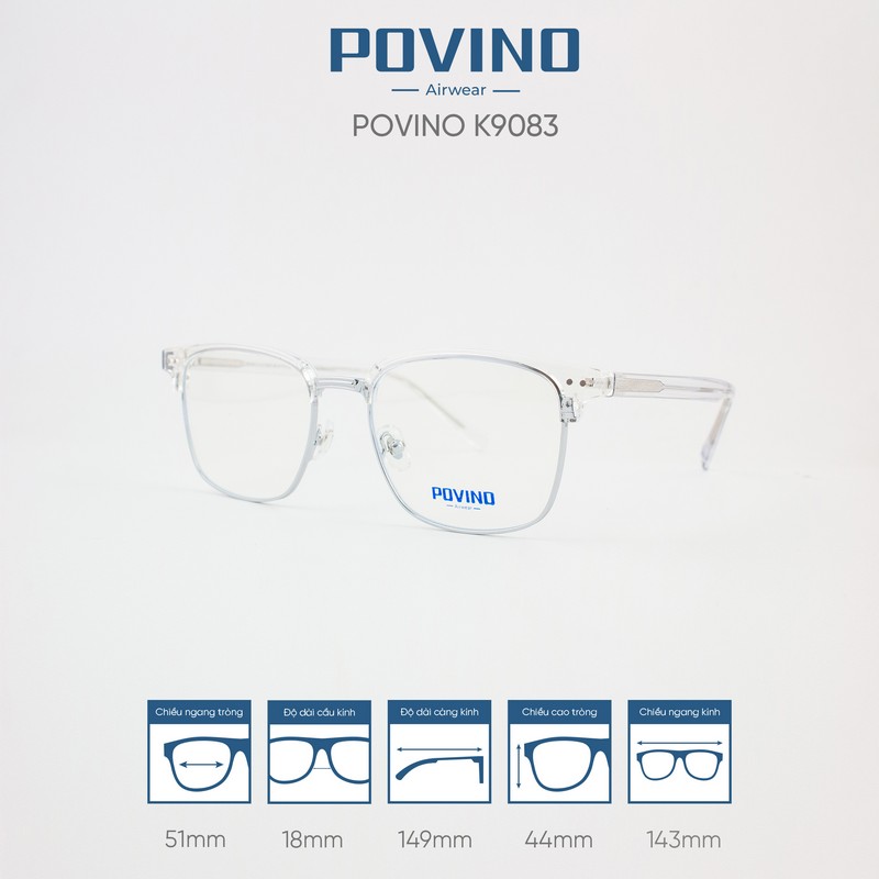 Gọng kính POVINO K9083 - Ảnh 3