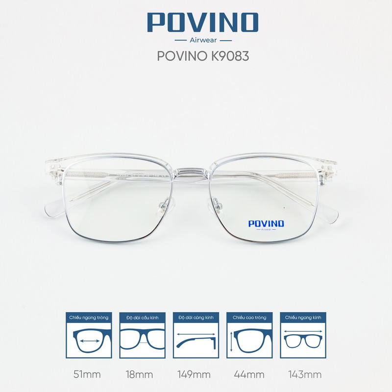 Gọng kính POVINO K9083 - Ảnh 2