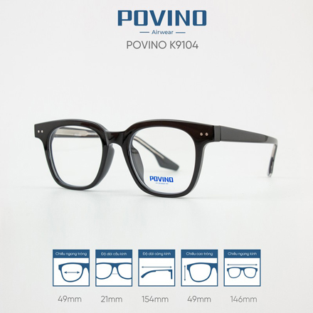 Gọng kính POVINO K9104 - Ảnh 13