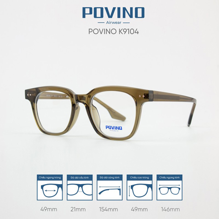 Gọng kính POVINO K9104 - Ảnh 10