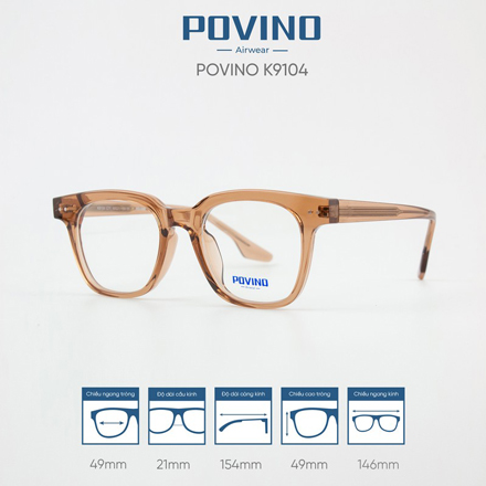Gọng kính POVINO K9104 - Ảnh 9