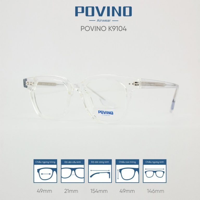 Gọng kính POVINO K9104 - Ảnh 8