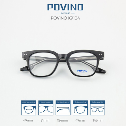 Gọng kính POVINO K9104 - Ảnh 7