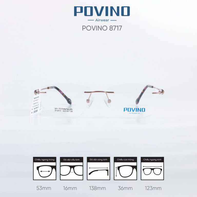 Gọng kính POVINO ST8717