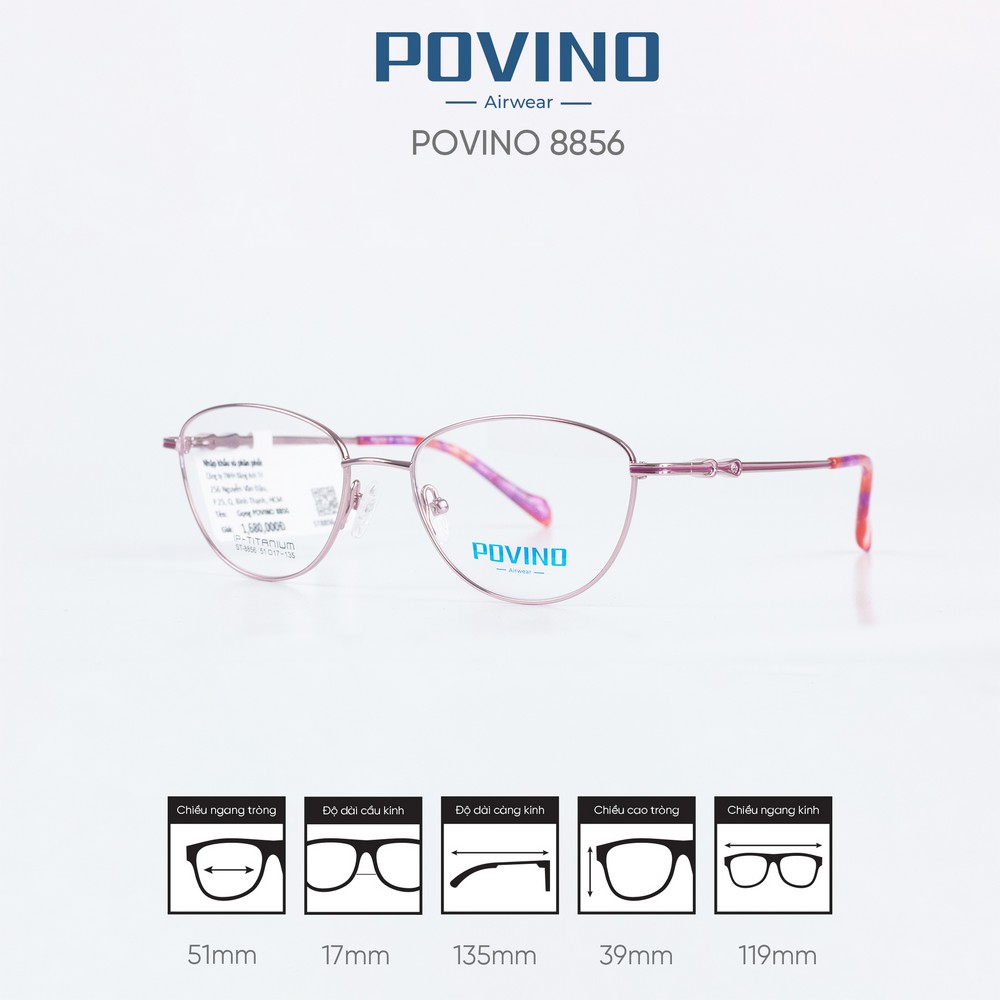 Gọng kính POVINO ST8856 - Ảnh 6