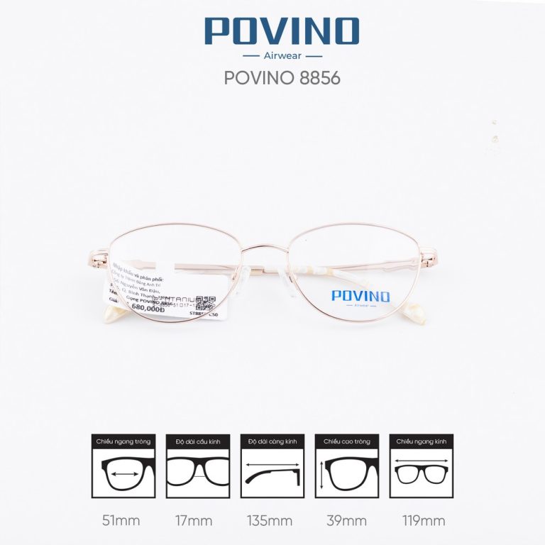 Gọng kính POVINO ST8856 - Ảnh 4
