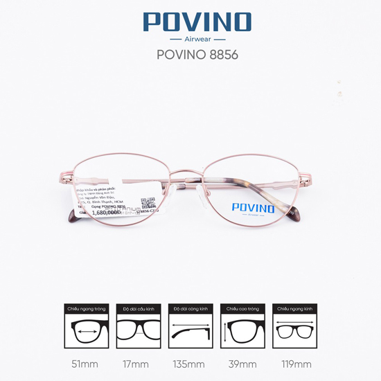 Gọng kính POVINO ST8856 - Ảnh 2