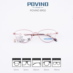 Gọng kính POVINO ST8902 - Ảnh 9