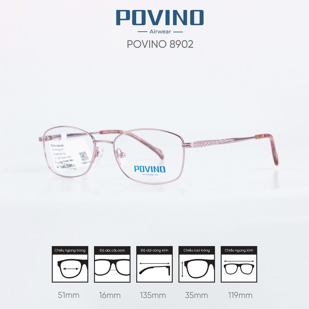 Gọng kính POVINO ST8902 - Ảnh 7