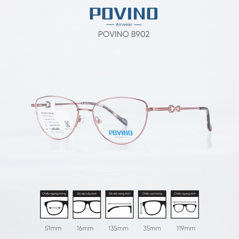 Gọng kính POVINO ST8902 - Ảnh 6