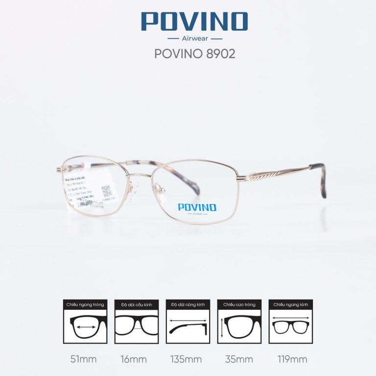 Gọng kính POVINO ST8902 - Ảnh 5